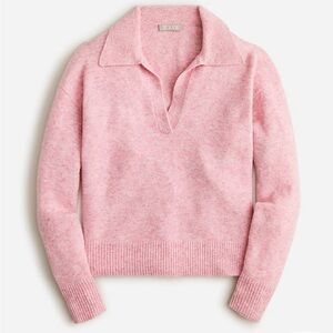 NWT JCrew Collared V-neck sweater in Supersoft yarn in Small